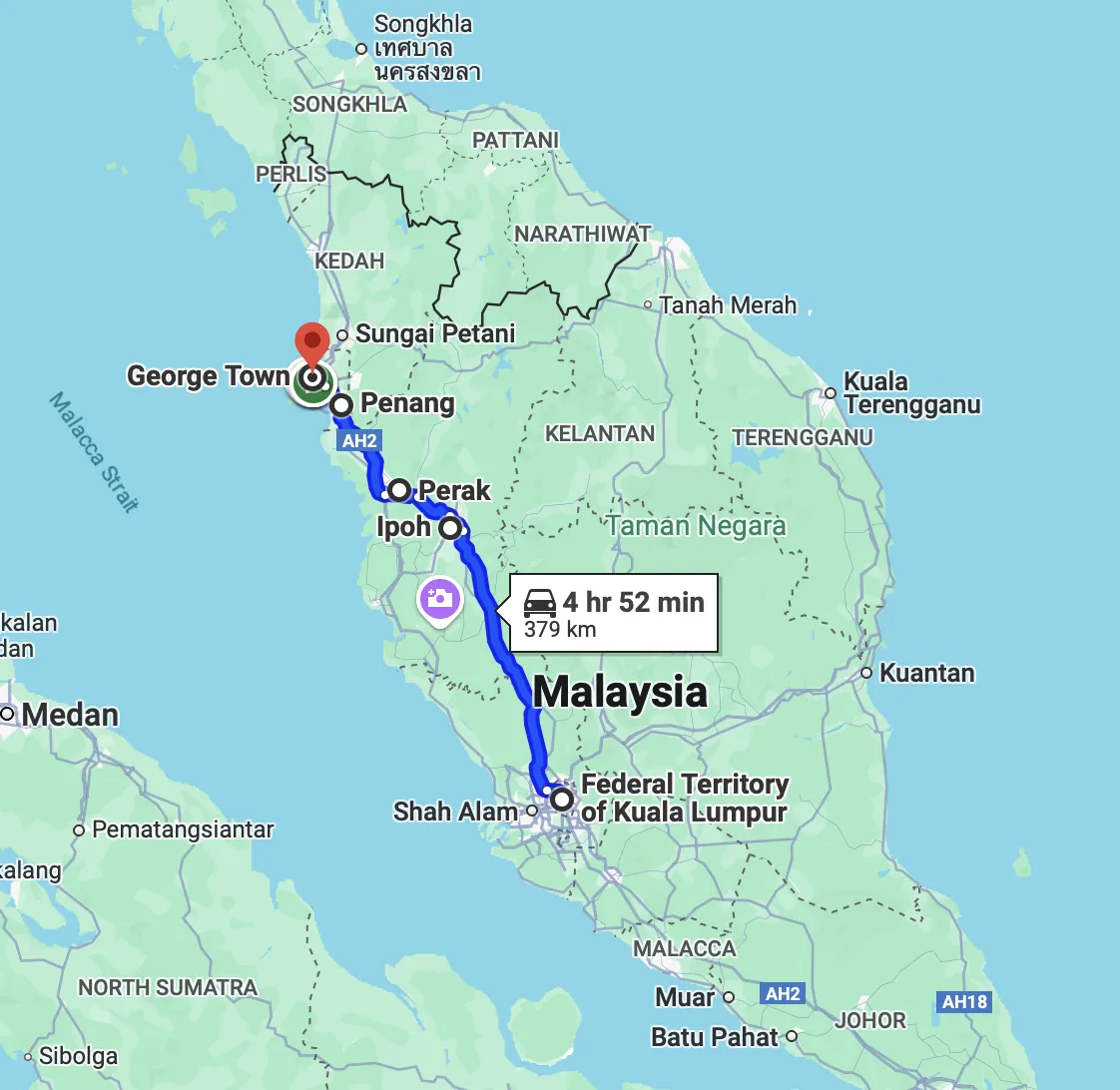 Roadtrip in Malaysia